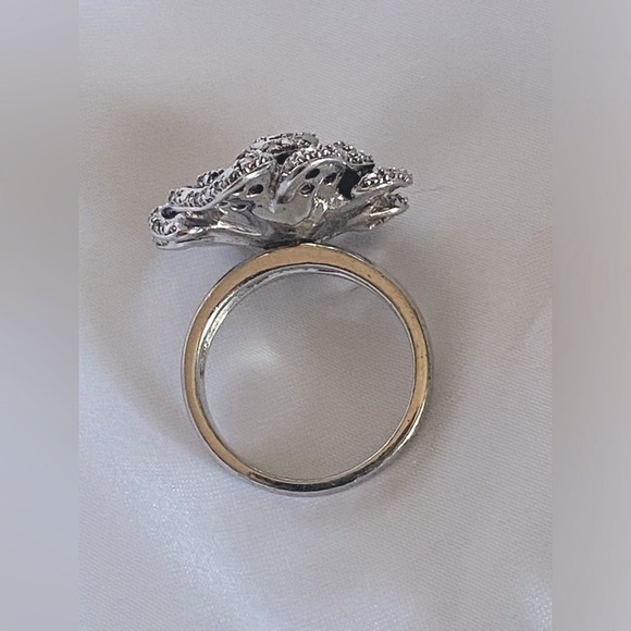 Ruby & Diamond Rose Ring - Picture 11 of 14